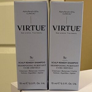 NEW Set Of 2 Virtue Scalp Remedy Shampoo